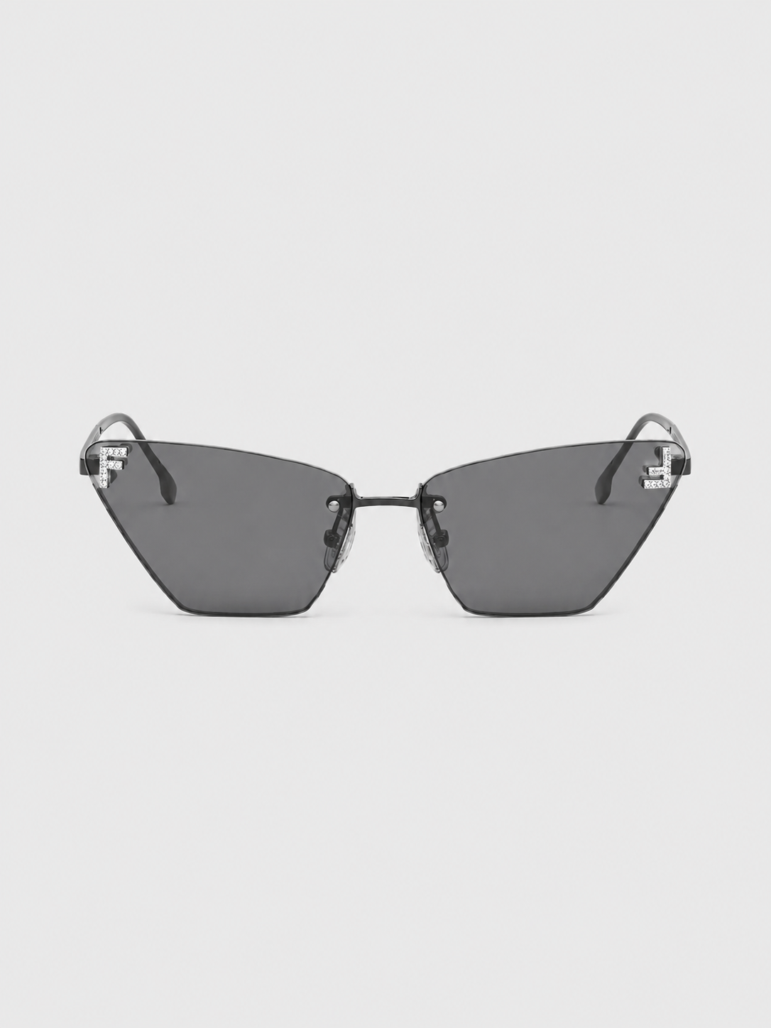 Óculos de Sol FENDI FE4160US 14A — Preto em Metal