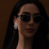 Brinco Leque de Diamantes