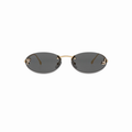 FENDI FE4075US 30A | METAL OVAL DOURADO