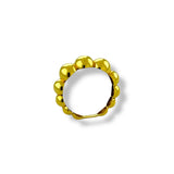 Anel Bubble amarelo