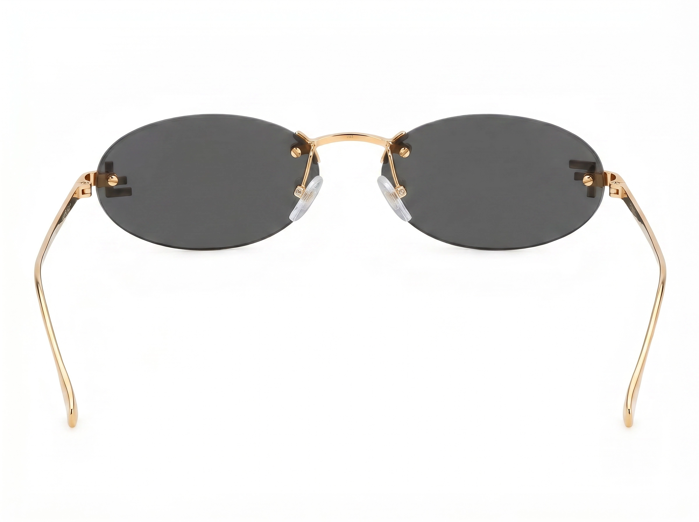 FENDI FE4075US 30A | METAL OVAL DOURADO